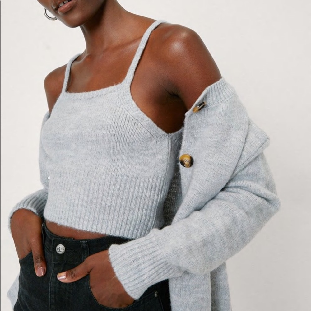 Nasty Gal Cropped Knit Tank